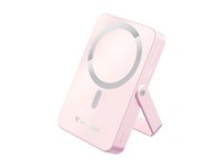 Verbatim Charge 'n' Go wireless power bank - magnetic with stand - Li-pol - 24 pin USB-C - 20 Watt Powerbank - 10000 mAh