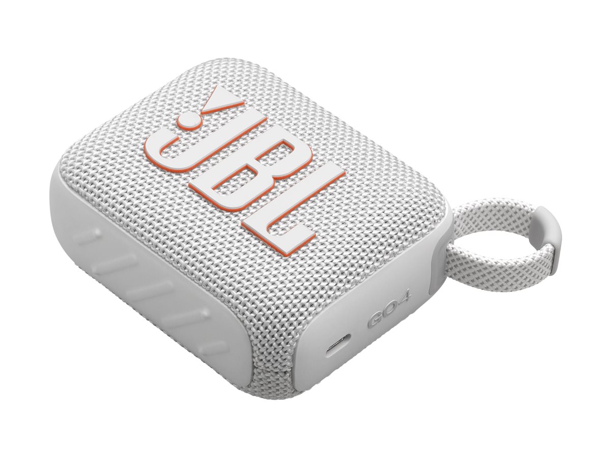 JBL Go 4 Portable Bluetooth Speaker - White - JBLGO4WHTAM