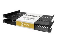 Startech - rack shelf - vented cantilever, for cabinet, heavy-duty 10" (25 cm), up to 44 lbs (20 kg) - 1U