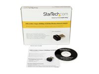 Startech USB 2.0 300 Mbps Mini Wireless-N Network Adapter - 802.11n 2T2R WiFi Adapter - USB Wireless Adapter - N300 Wireless 