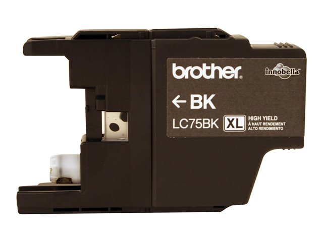 Lc75bk Brother LC75BK XL - A rendement eleve - noir - original - cartouche d ...