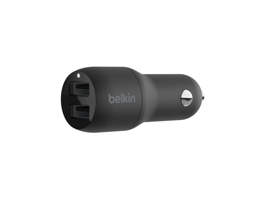 BELKIN Chargeur Voiture 2 x USB-A 12W
