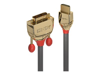 LINDY 1m Gold HDMI an DVI-D-Kabel, LINDY 36194 36194 (BILD2)