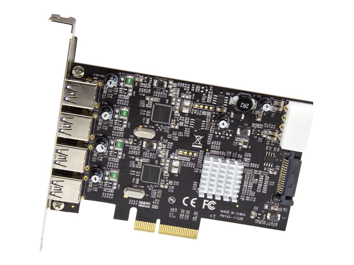 STARTECH 4-Port USB PCIe Card 3.1 Gen 2 - 2 Chips – foto 2