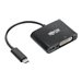 Tripp Lite USB-C to DVI Adapter w/PD Charging