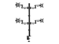 Eaton Tripp Lite Series Flex arm quad desk mount for 13 - 27