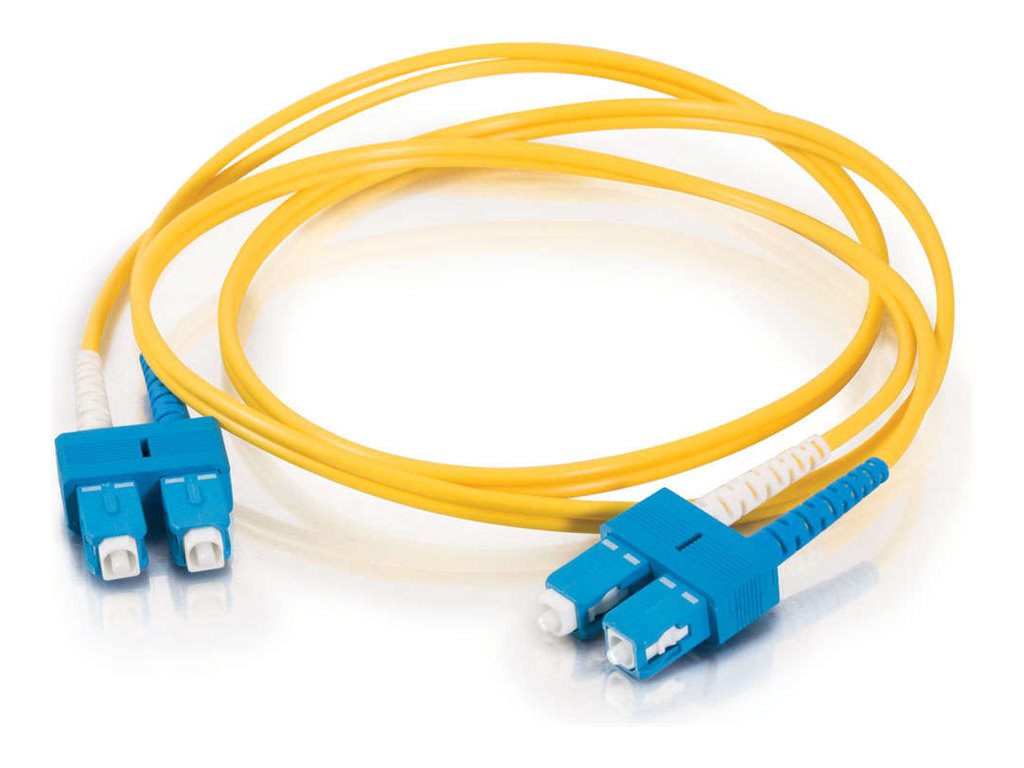 C2G 1m SC-SC 9/125 Duplex Single Mode OS2 Fiber Cable