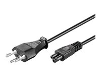 MicroConnect Effekt SEV 1011 (male) - Strøm IEC 60320 C5 Sort 5m Strømkabel