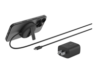 Belkin BoostCharge Pro - Plot de charge sans fil - magnétique + adaptateur secteur - 15 Watt 