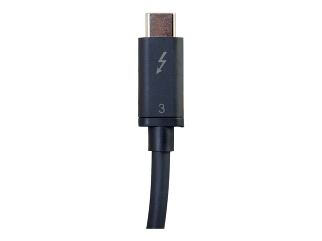 C2G 3ft Thunderbolt 3 Cable - USB C Thunderbolt 3 Cable - 100W Power Delivery - 20Gbps - Black - M/M - kabel Thunderbolt - USB-C do USB-C - 91.4 cm – foto 5