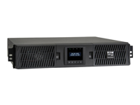 Eaton Tripp Lite Series SmartOnline 2000VA 1800W 120V Double-Conversion UPS - 7 Outlets, Extended Run, Network Card Included, LCD, USB, DB9, 2U Rack/Tower Battery Backup