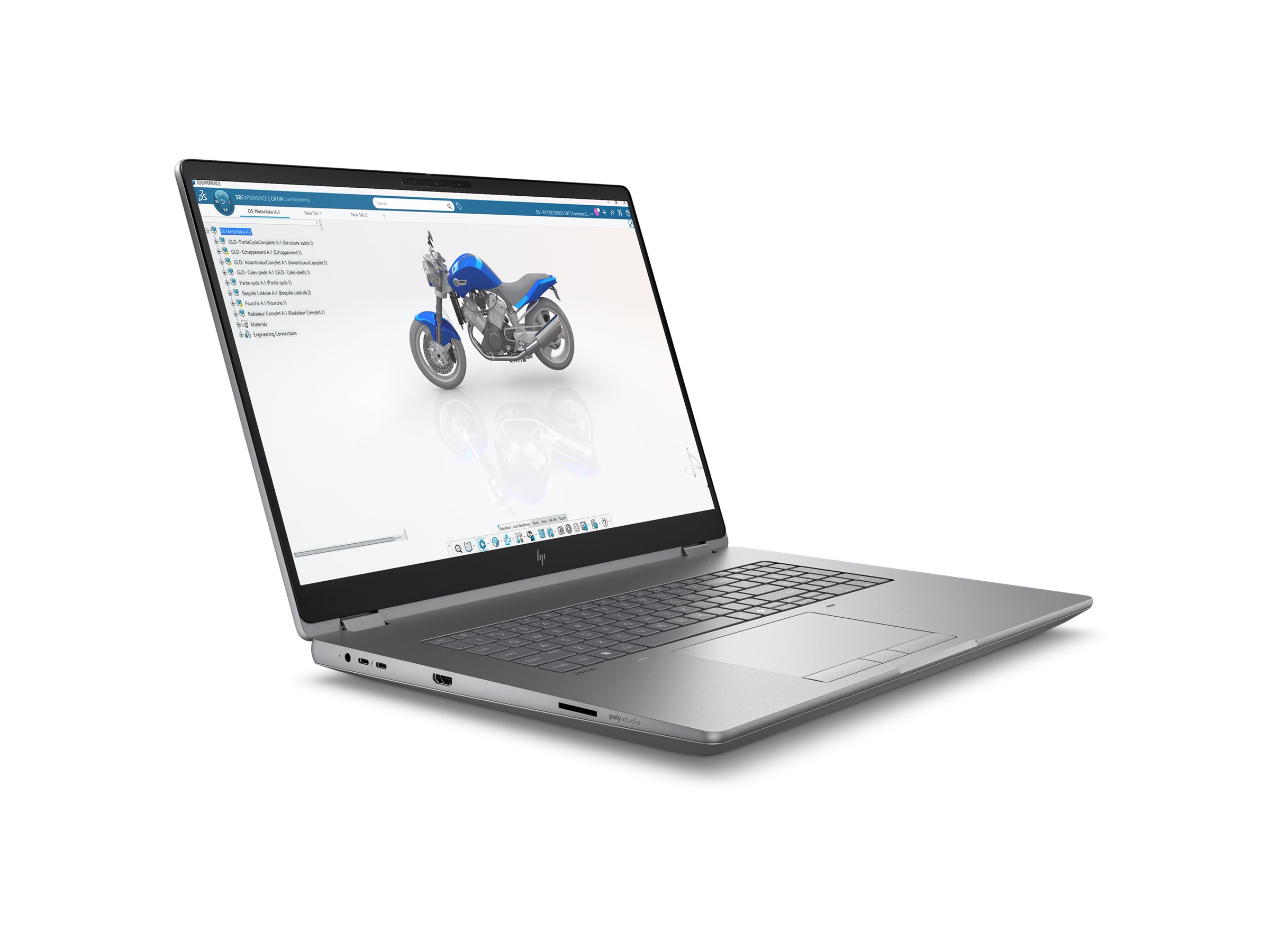 HP ZBook Fury G1i Mobile Workstation AI PC AI Workstation 18 Intel Core Ultra 7 255HX Product shot Front 79950
