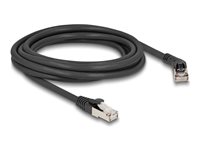 DeLOCK CAT 6a S/FTP 3m Patchkabel Sort