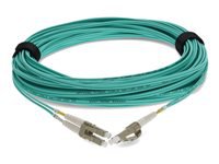AddOn 30m HP QK736A Compatible LC OM3 Aqua Patch Cable