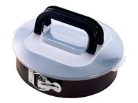 Kaiser Inspiration Springform Sort Sølv Transparent