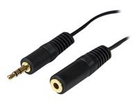 StarTech.com Rallonge jack - 3,6 m - Câble d'extension audio 3,5 mm - Pour enceinte PC - Rallonge haut parleur - M/F