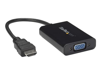 Belastingen misdrijf erts Shop | StarTech.com HDMI to VGA Video Adapter w/ Audio for Laptop /  Ultrabook