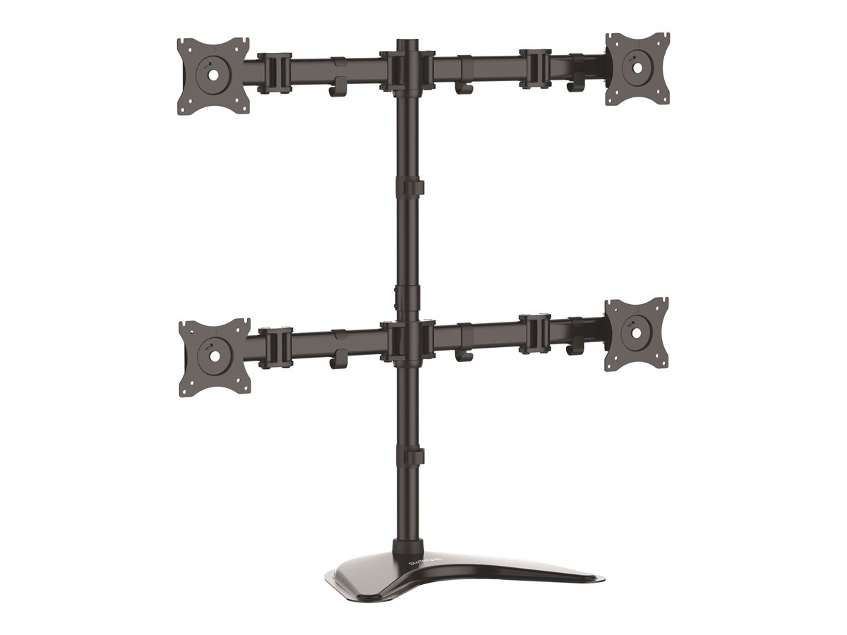 STARTECH Monitor Stand - Quad - Desktop - Steel