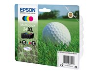 Epson 34XL - 4-pack - XL - black, yellow, cyan, magenta - original - ink cartridge