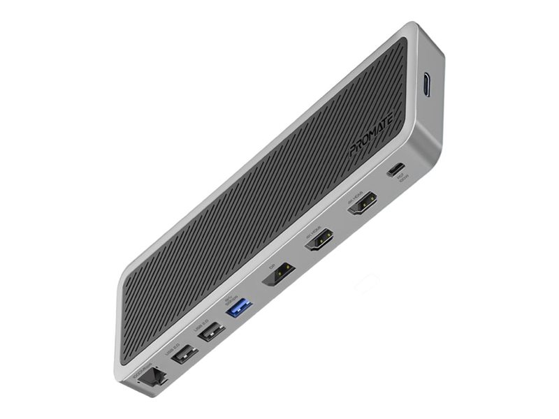 Promate ApexHub-MST, hub, 4K@60Hz, triple display, multi-port, USB-C, 9 ports