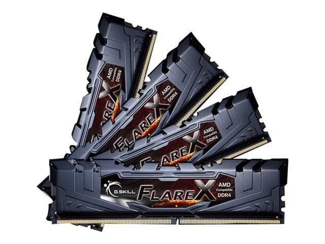 DDR4 32GB 3200-14 Flare X A kit of 4 G.SKILL