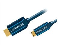 ClickTronic Casual Series HDMI han -> Mini HDMI han 2 m
