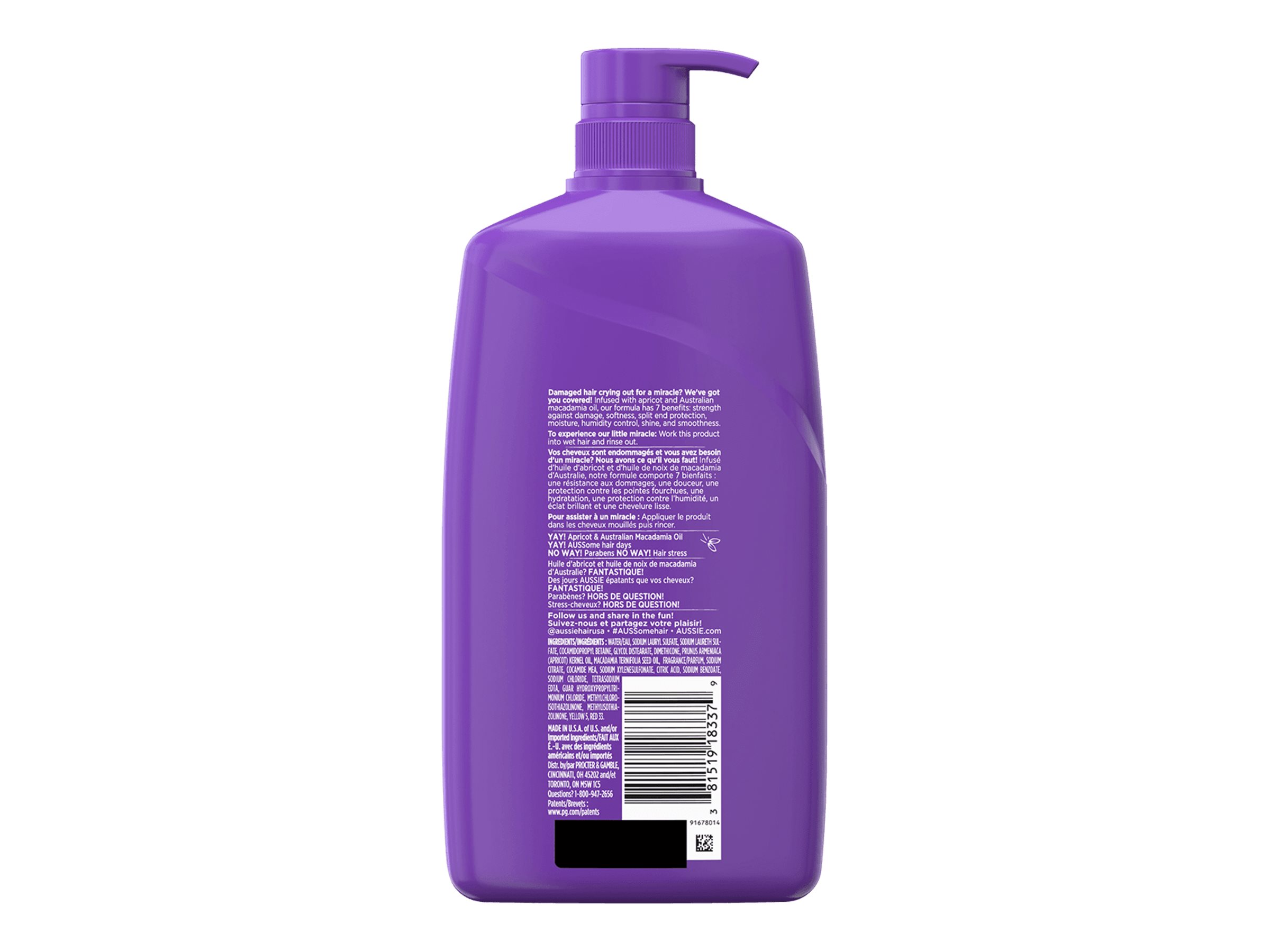 AUSSIE TOTAL MIRACLE SHAMPOO 778ML