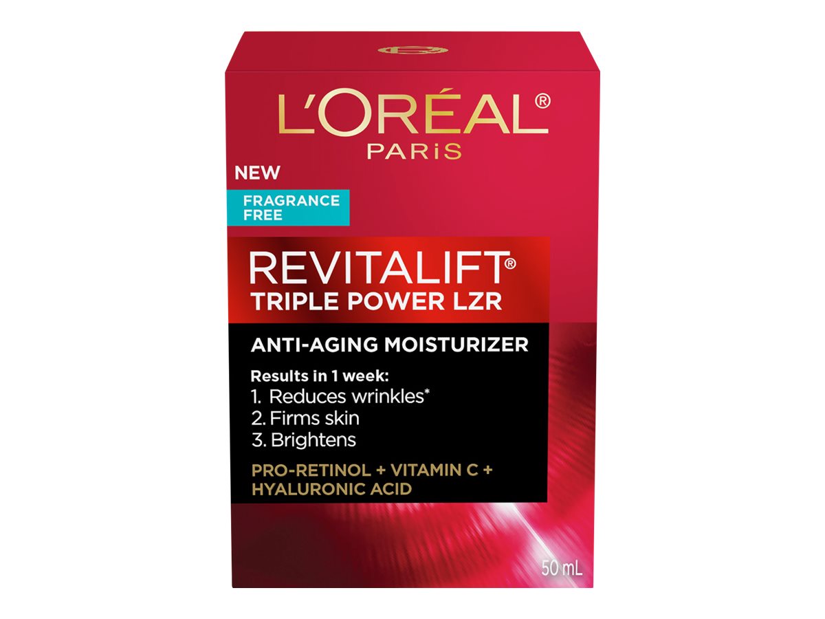 L'Oreal Revitalift Triple Power LZR Anti-Aging - Fragrance Free Moisturizer - 50ml