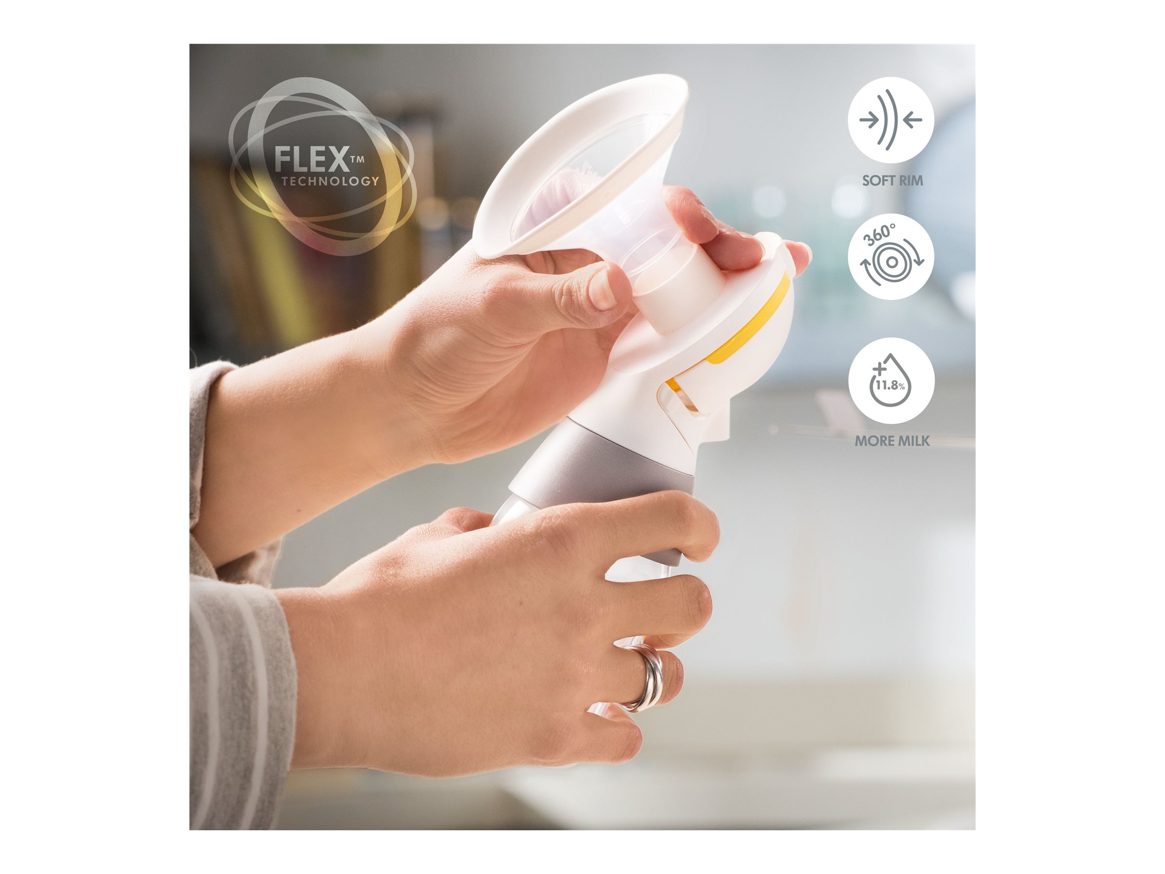 Medela Lot De 2 Connecteurs PersonalFit Flex - Compatibles Pump In Style MaxFlow Et Freestyle Flex - Pièces Authentiques Tire-Lait