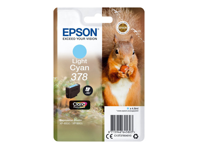 Image of Epson 378 - light cyan - original - ink cartridge