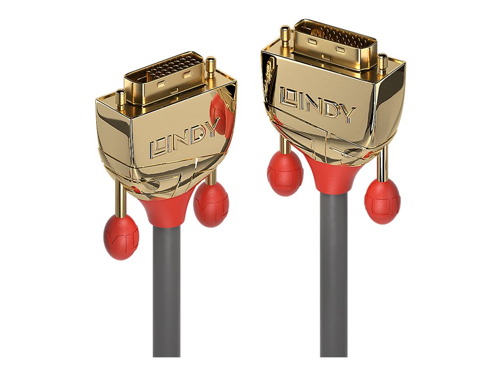 LINDY 1m DVI-D Dual Link Cable Gold