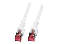M-CAB CAT 6 Kabel med afskærmning med folie og kobberfletning (SFTP 3m Patchkabel Hvid