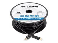 Lanberg HDMI-kabel med Ethernet HDMI 40m Sort