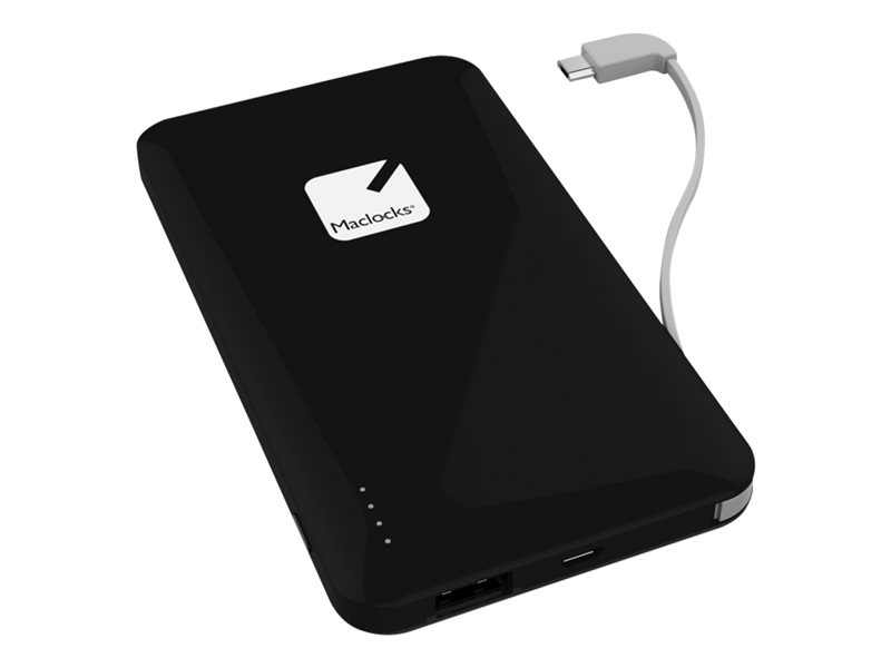 Compulocks Power Bank Battery Pack 10000 mAh - Externer Batteriensatz - 10000 mAh - 2 Ausgabeanschlussstellen (USB) - für Compulocks BrandMe VESA Brandable Floor Stand For Tablets White, iPad 10