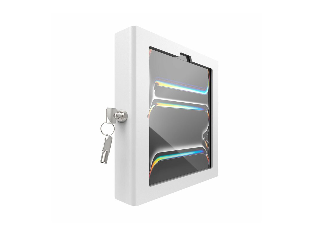Compulocks iPad Pro M4 11" (2024), Apex Enclosure Tilting Stand 8" montážní sada - odkrytá přední/zadní kamera a senzory - pro tablet - bílá – foto 2