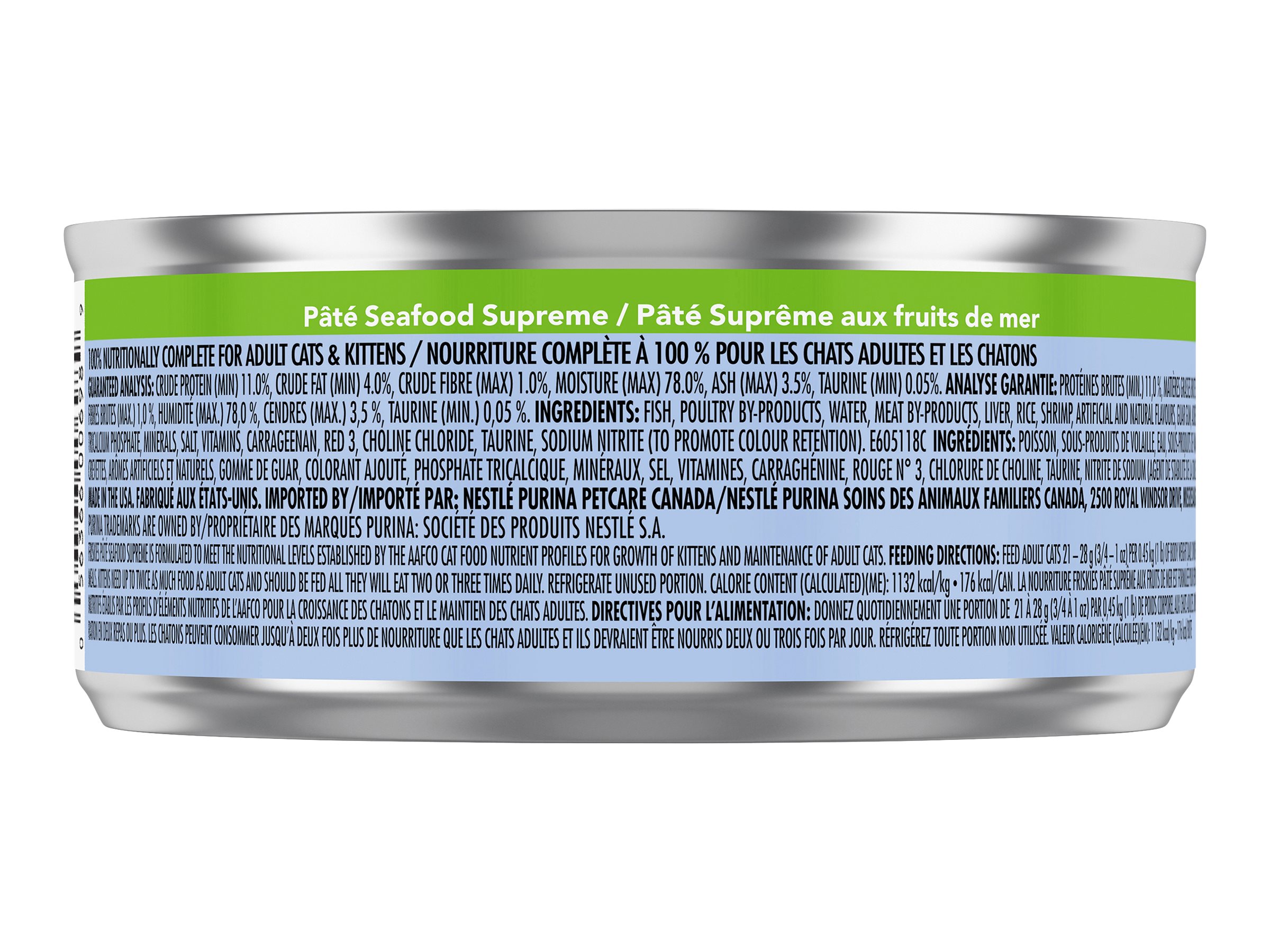 Friskies pate shop nutritional info