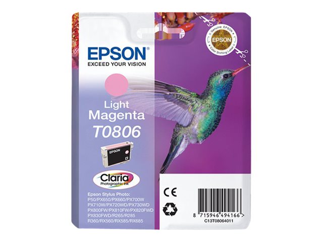 Epson T0806 - světlá fialová - originální - inkoustová cartridge – foto 2