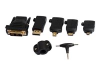 Prokord Videoadapter-kit DisplayPort / HDMI / DVI Sort 