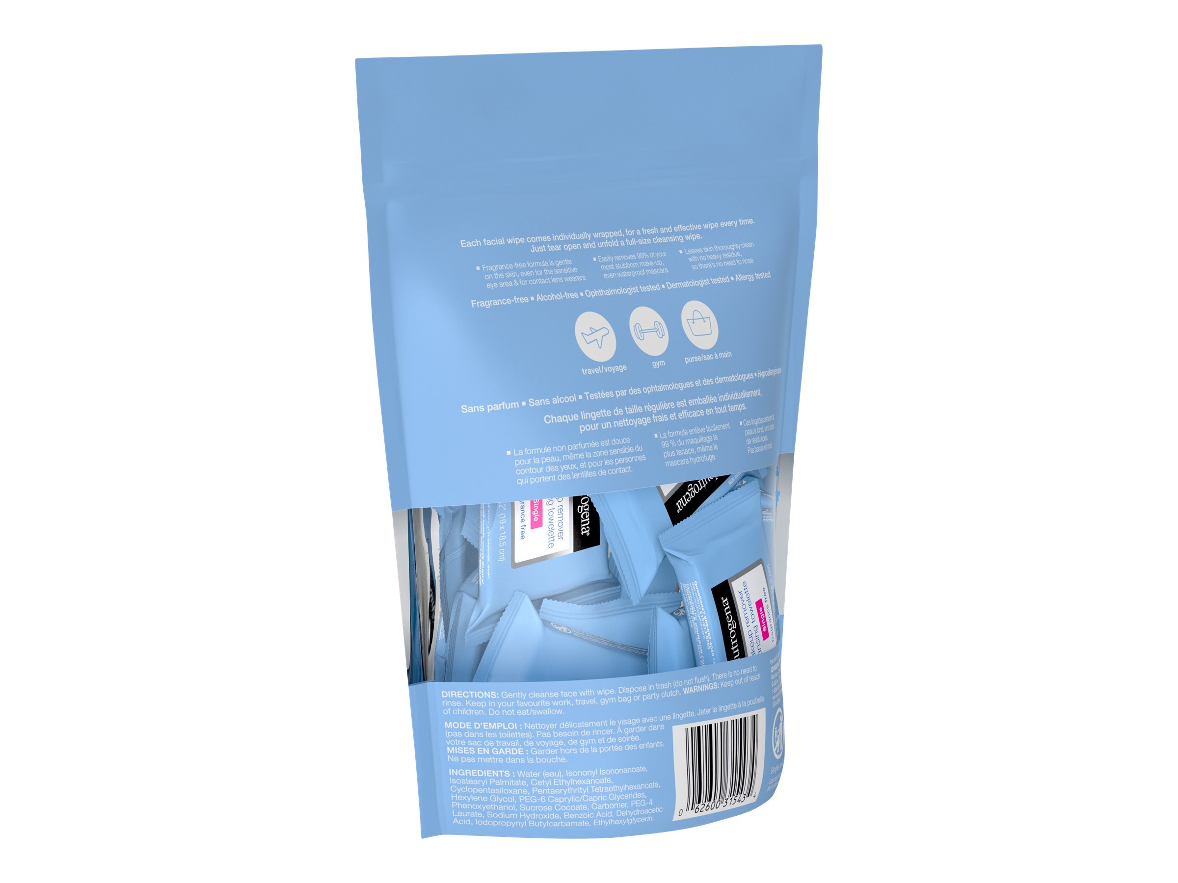 Neutrogena All-in-One Make-up Removing Wipes Singles - 20's