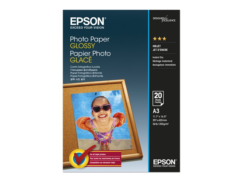 EPSON Papier Photo Glace 200g A