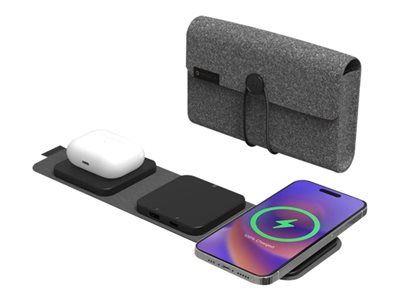 mophie snap+ - Wireless charging mat / power adapter + AC power adapter