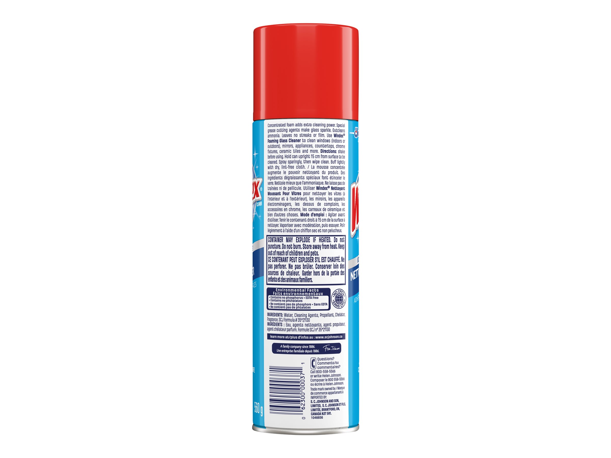 Windex Foaming Glass Cleaner - 560g