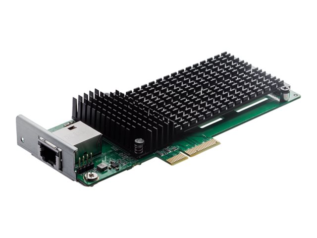 ASUSTOR AS-T10G3 network adapter PCIe 3.0 x4 100M/1G/2.5G/5G/10 Gigabit Ethernet x Product shot Left-angle 79300
