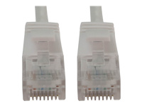 Eaton Tripp Lite Series Cat6a 10G Snagless Molded Slim UTP Ethernet Cable (RJ45 M/M), PoE, White, 3 ft. (0.9 m)