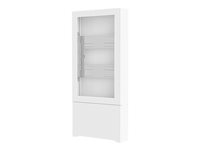 Chief Impact Floor Kiosks Series LF55UWP stand - portrait - for LCD / AV System - white