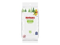 Huggies Natural Care Baby Cleaning Wipes - 16 sheets