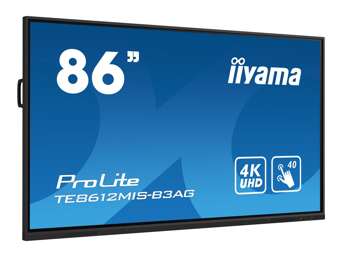 iiyama ProLite TE8612MIS-B3AG 86" Třída (85.6" zobrazitelný) displej LCD s LED podsvícením - 4K - pro digital signage / interaktivní komunikace – foto 3