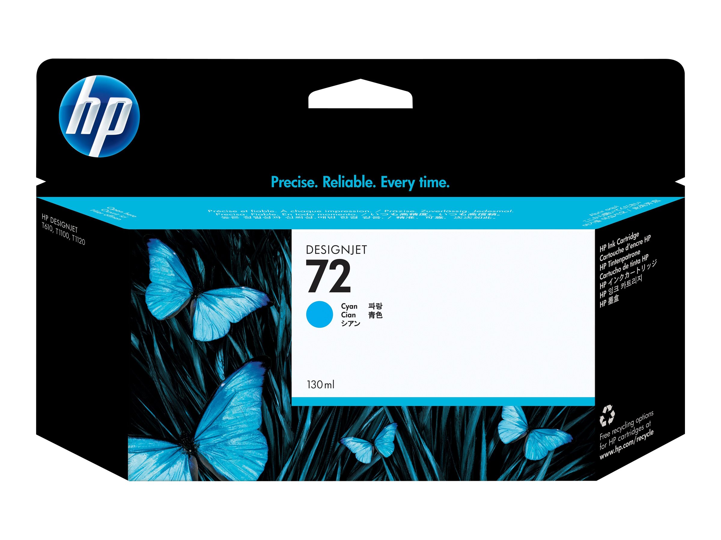 HP 72 - cyan - original - DesignJet - ink cartridge