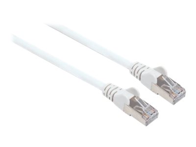 INTELLINET Patchkabel Cat6a-Stecker/Cat7-Rohkabel 1,5m weiß