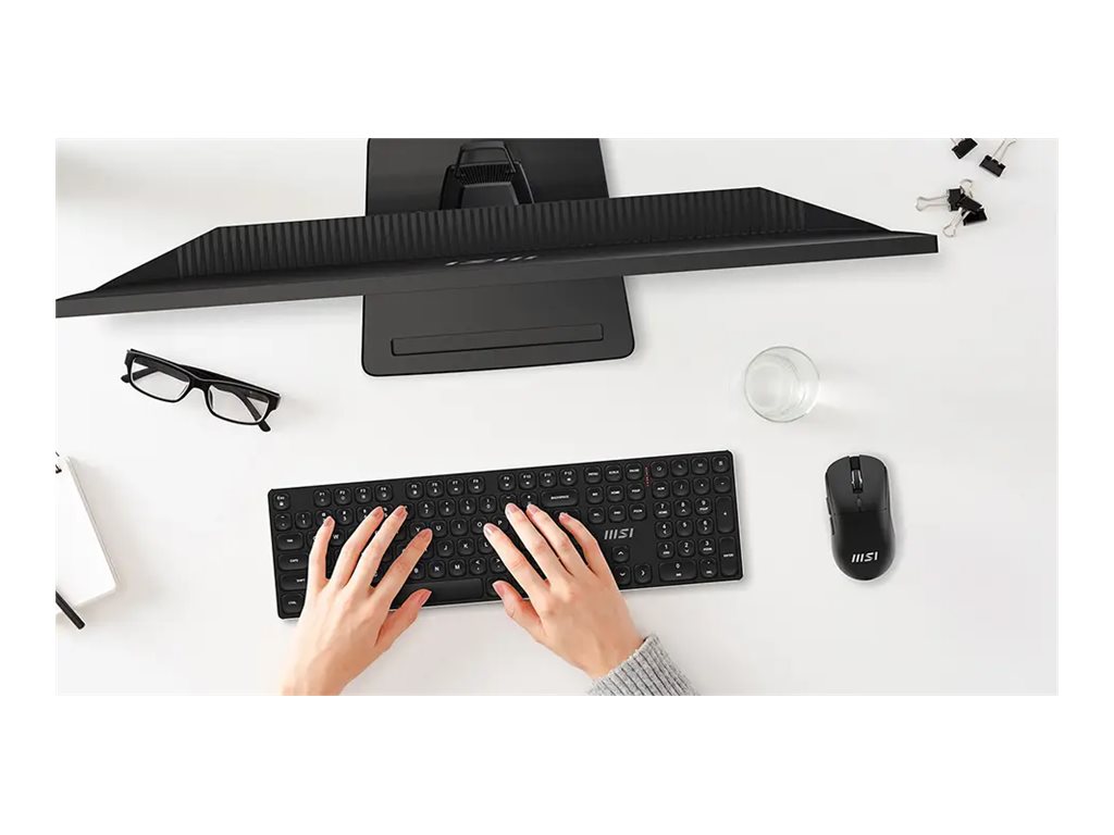 MSI FORGE K210 COMBO keyboard and mouse set full size QWERTY US Input Usage / lifestyle Top 72410